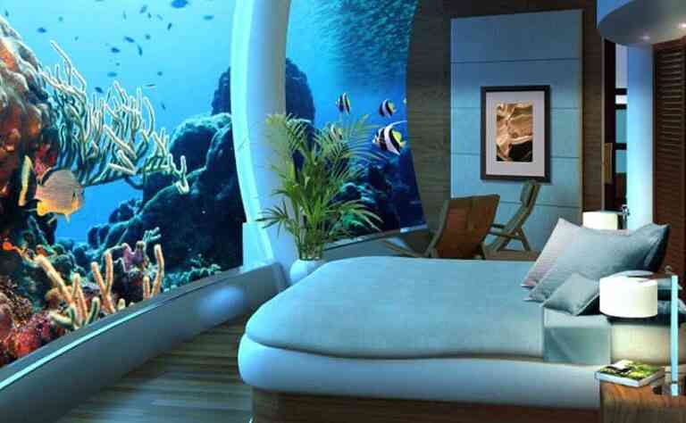 Μια underwater κατοικία παρακαλώ