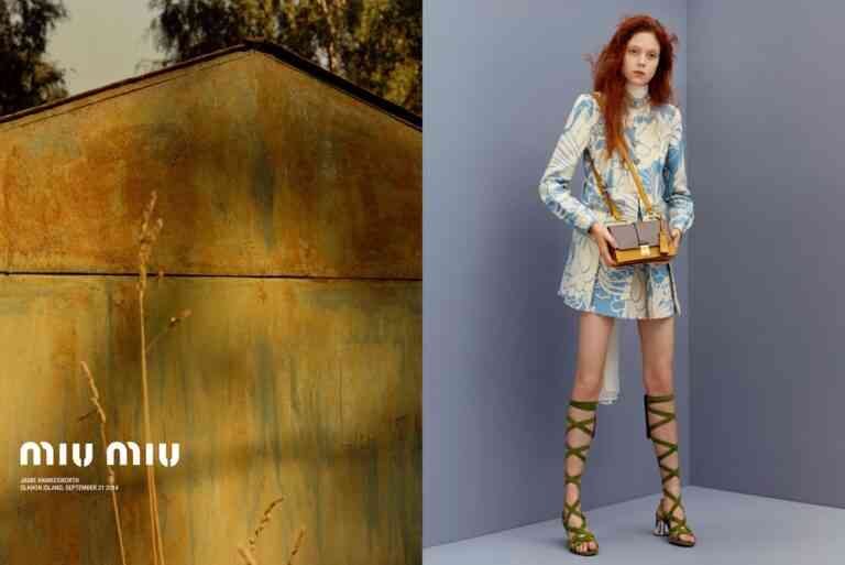 Miu Miu Resort Campaign 2015