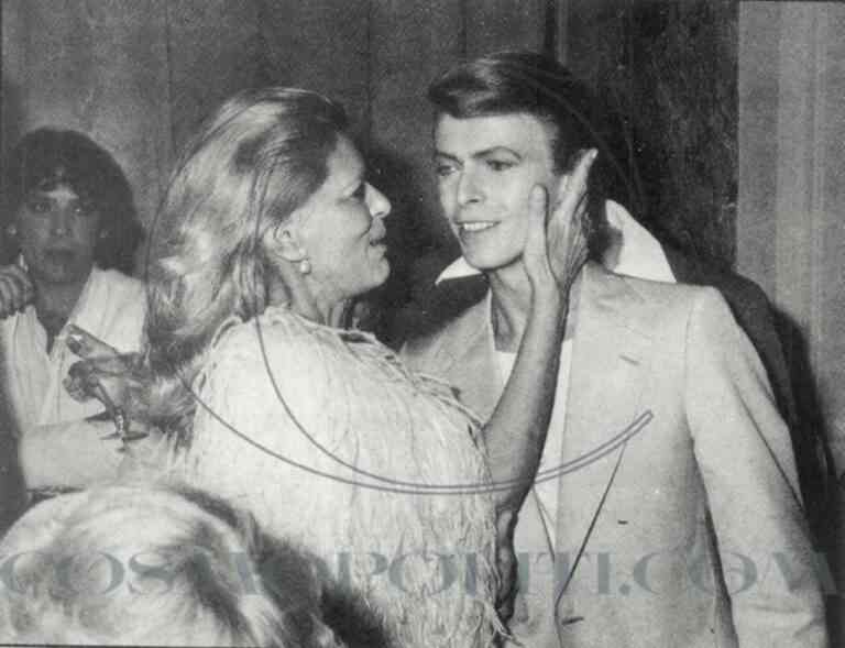 Η φωτογραφία της Μελίνας Μερκούρη με τον David Bowie
