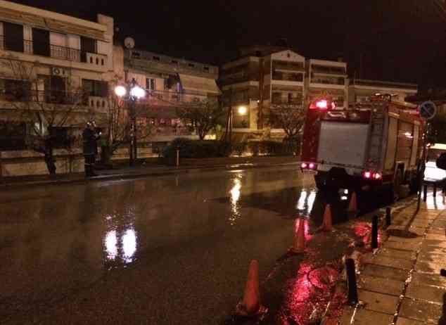 Διαρροή σε αγωγό φυσικού αερίου στη Νεάπολη