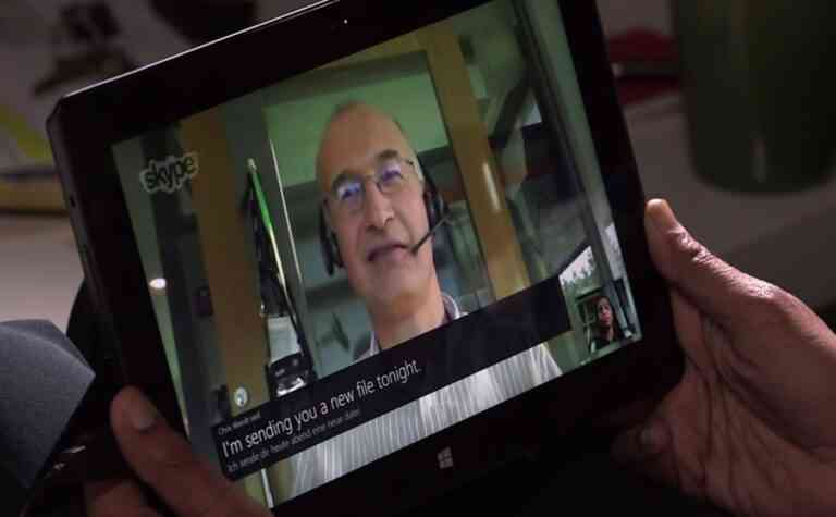 Μεταγλώττιση σε πραγματικό χρόνο μέσω Skype