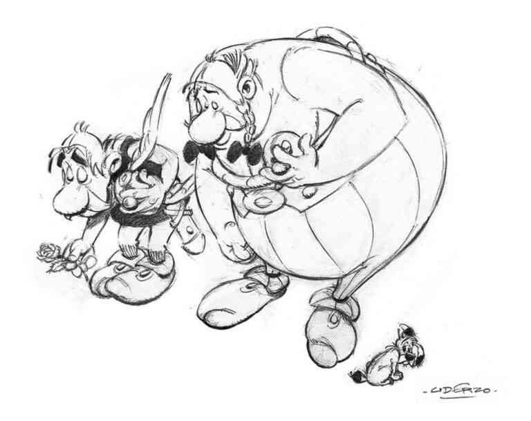 O Uderzo υποκλίνεται στο Charlie Hebdo