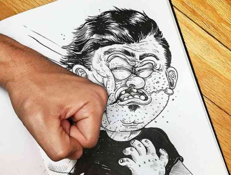 Αστεία σκίτσα “μάχονται” τον δημιουργό τους