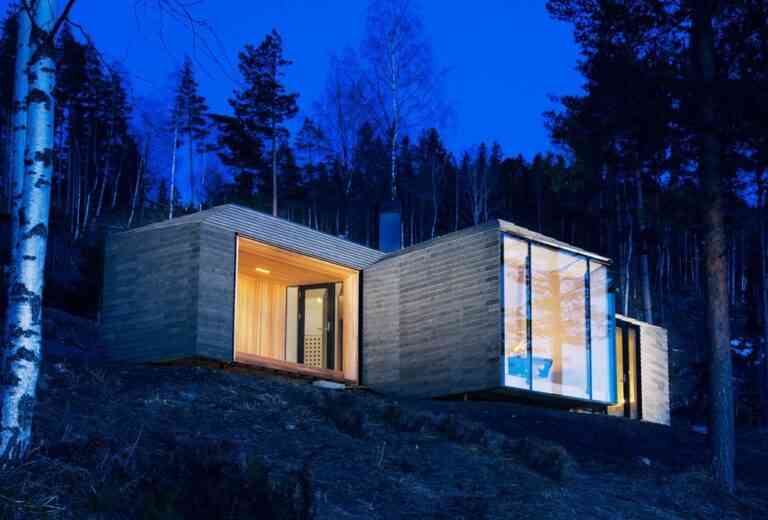 Εξοχική “καμπίνα” στο δάσος