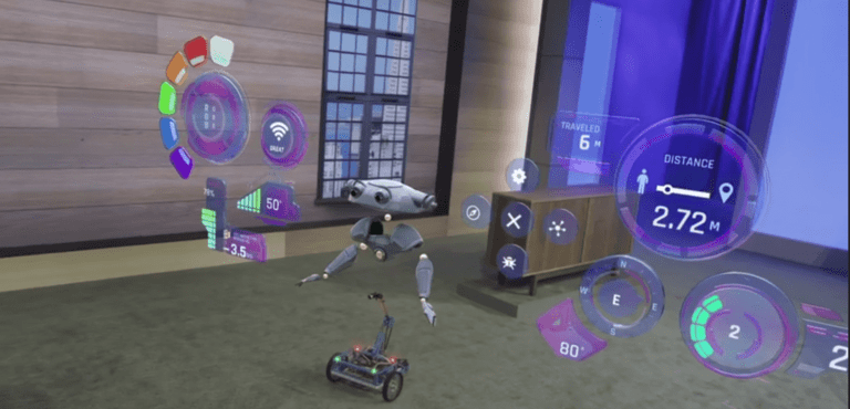 Microsoft Hololens: Εκπαιδεύοντας ένα εικονικό ρομπότ (video)