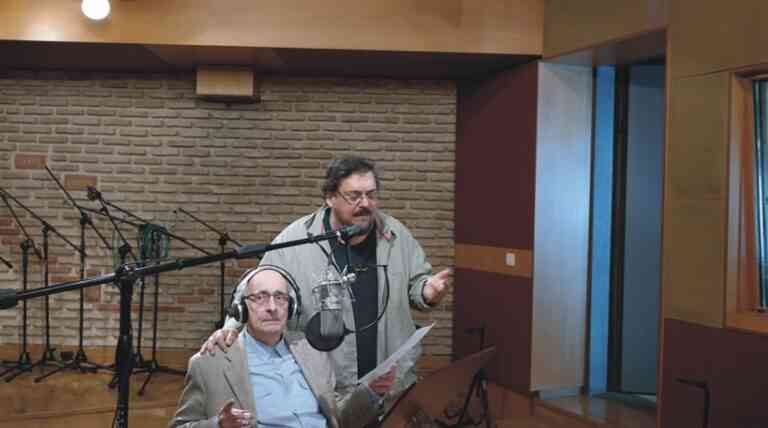 O Λ. Μαχαιρίτσας αφιερώνει στον Μάνο Ελευθερίου, στον κήπο του Μεγάρου