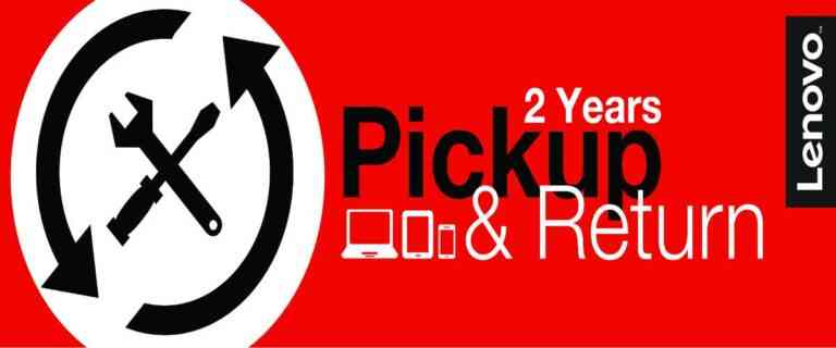 Lenovo: Βασική εγγύηση 2 χρόνια Pickup & Return στα προϊόντα της