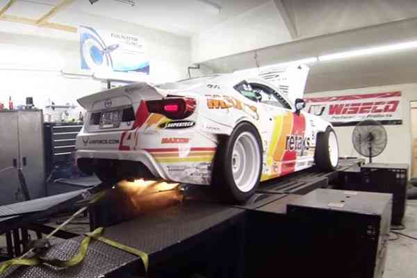 Δυναμομέτρηση Toyota GT86 με ισχύ 850 ίππων! (video)