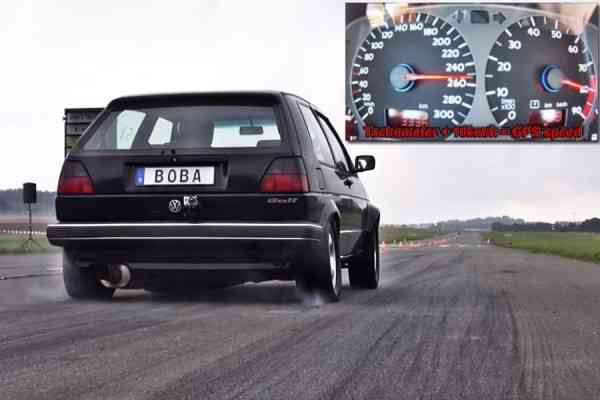 VW Golf Mk2 2.0 Turbo 1.233hp 4MOTION είναι ΠΥΡΑΥΛΟΣ! (video)