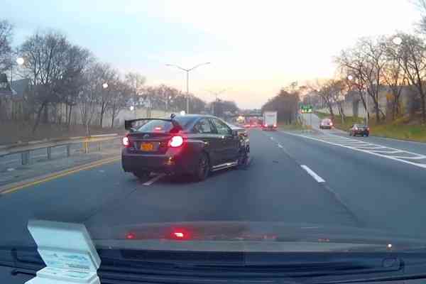 Σφήνα με Subaru WRX STI πληρώθηκε πολύ ακριβά (video)