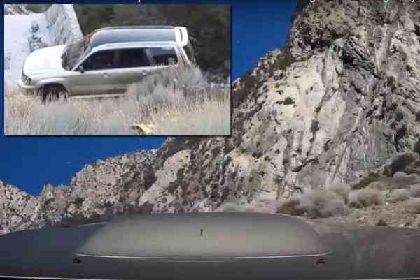 Subaru Forester γλιστράει και κάνει βουτιά σε γκρεμό! (video)