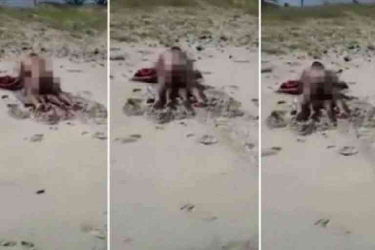 Ασυγκράτητο ζευγάρι – Έκαναν σεξ στην παραλία μπροστά στα μάτια των περαστικών! (ΒΙΝΤΕΟ)