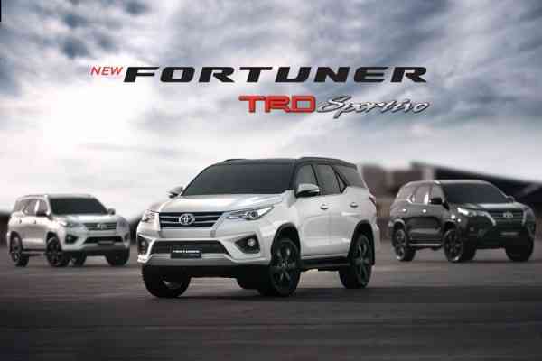 Σπορτίφ και σκληροτράχηλο Toyota Fortuner TRD Sportivo