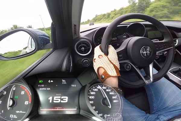 Επιτάχυνση 0-180 χλμ./ώρα με Alfa Romeo Giulia 2.2 Diesel