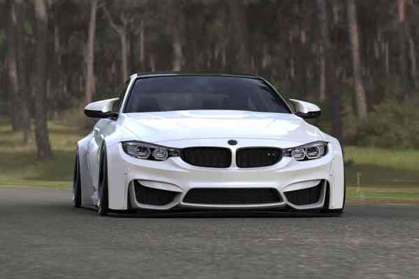 BMW M4 με…Φρανκενστάιν body kit και αερανάρτηση χαμηλώματος
