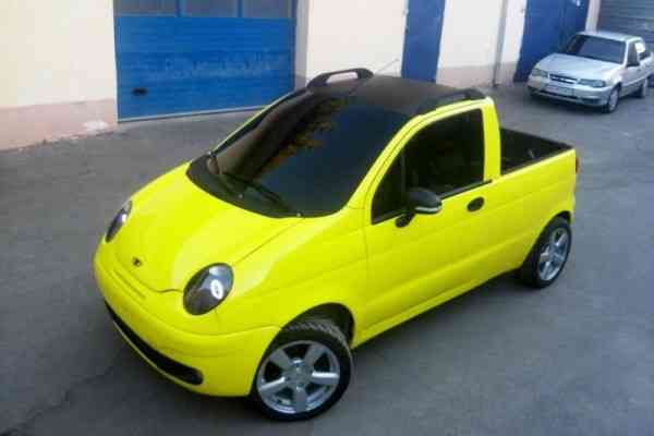Daewoo Matiz του 2007 μετατράπηκε σε pick-up!