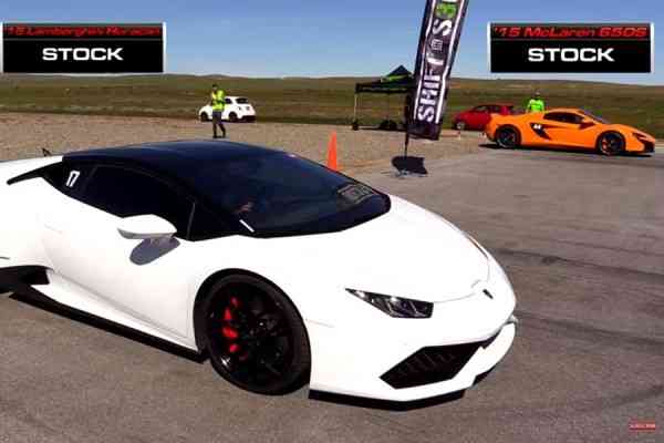 Φοβερός αγώνας Lamborghini Huracan vs McLaren 650S (video)