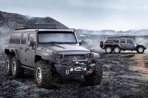 Jeep Wrangler μεταμορφώθηκε σε 6×6 από κινέζικη εταιρεία