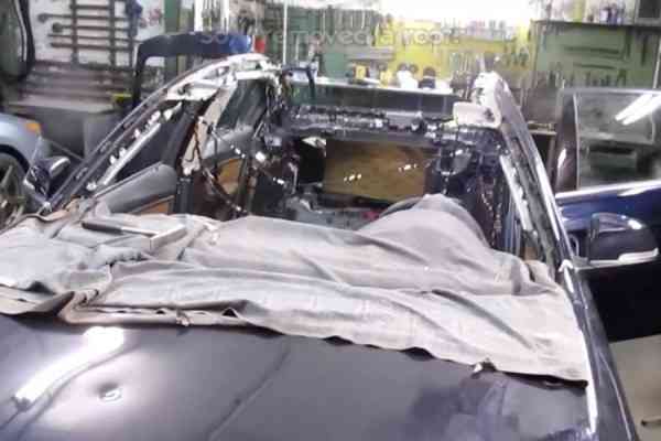 Διαλυμένη BMW έγινε σαν καινούργια (+video)