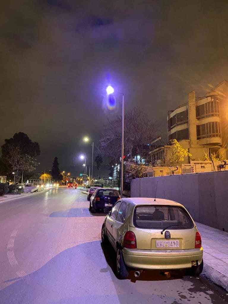 Νέα φωτιστικά LED στην Ιερά Οδό