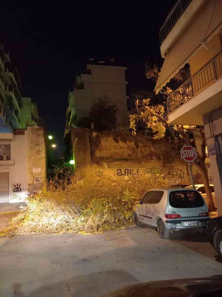 Πτώσεις δέντρων σε δρόμους της Αθήνας από τους ισχυρούς νοτιάδες