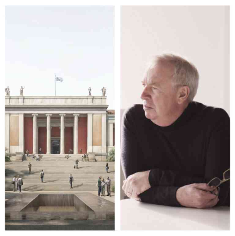 O David Chipperfield παρουσιάζει την αρχιτεκτονική ιδέα της επέκτασης του Εθνικού Αρχαιολογικού Μουσείου (Video)