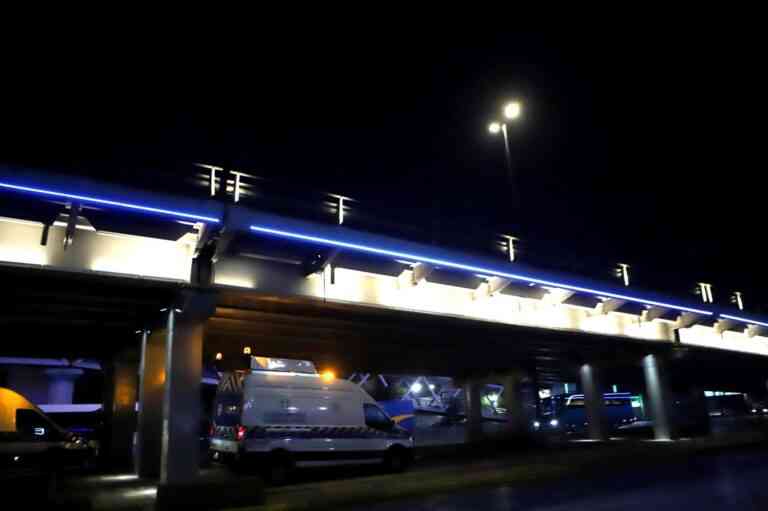 Αναβάθμιση φωτισμού στη Γέφυρα της Λεωφόρου Αθηνών