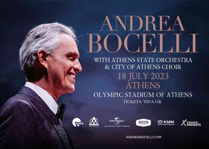 Ο ANDREA BOCELLI live στο Ολυμπιακό Στάδιο Αθήνας