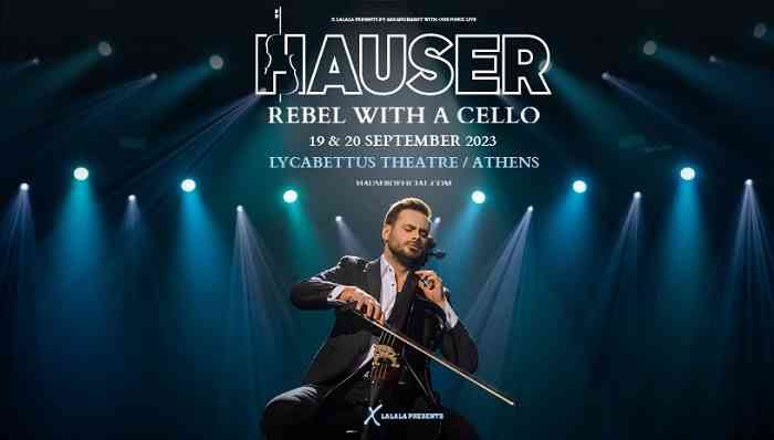 Hauser – Rebel with a Cello στο Θέατρο Λυκαβηττού