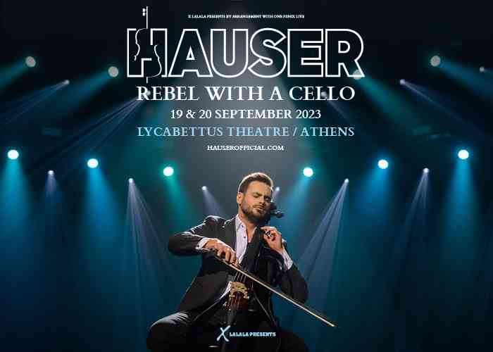 Hauser – “Rebel with a cello” στο θέατρο του Λυκαβηττού
