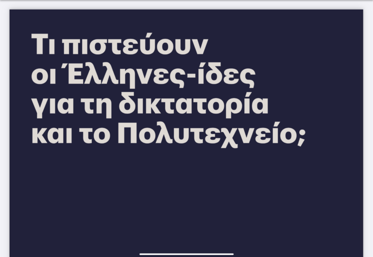 Η μεγάλη πανελλαδική έρευνα «Ακτινογραφία της Ακροδεξιάς» που διενήργησε η aboutpeople για λογαριασμό του Eteron