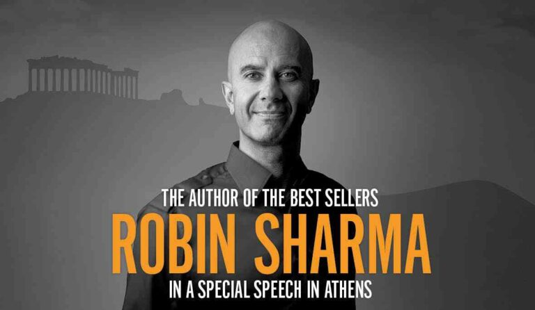 Ο Robin Sharma έρχεται για πρώτη φορά στην Ελλάδα στο μεγαλύτερο event αυτοβελτίωσης!