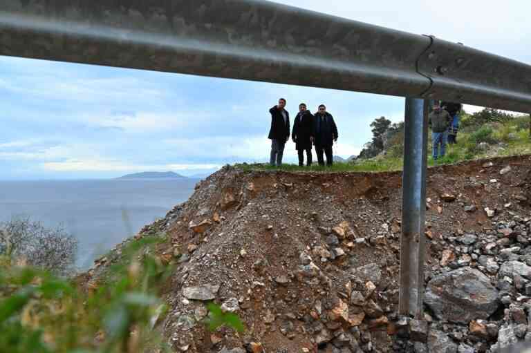 Αυτοψία στο κατεστραμμένο επαρχιακό δίκτυο Επιδαύρου – Καλλονής από τον Περιφερειάρχη Αττικής