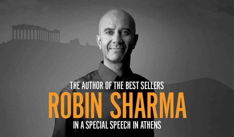 Ο Robin Sharma έρχεται για πρώτη φορά στην Ελλάδα στο μεγαλύτερο event αυτοβελτίωσης!