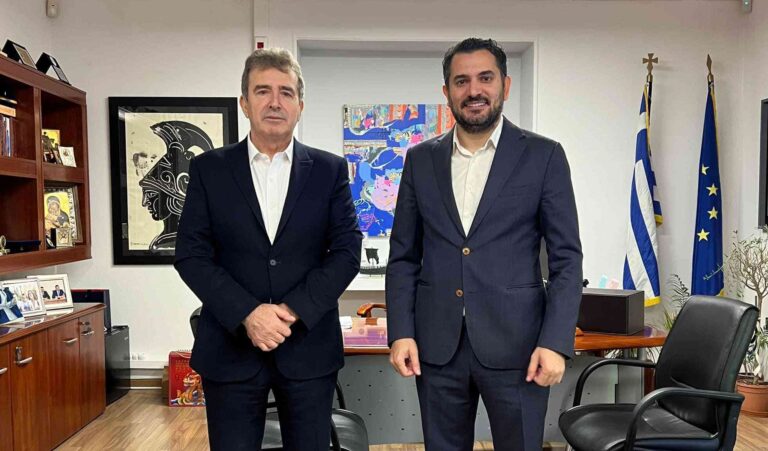 Συνάντηση με τον Μιχάλη Χρυσοχοΐδη είχε ο Δήμαρχος Αγίων Αναργύρων – Καματερού
