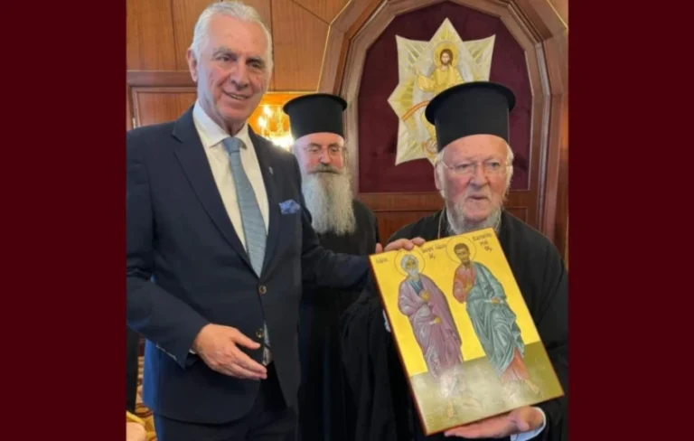 Στο Περιστέρι το Σάββατο ο Οικουμενικός Πατριάρχης Βαρθολομαίος