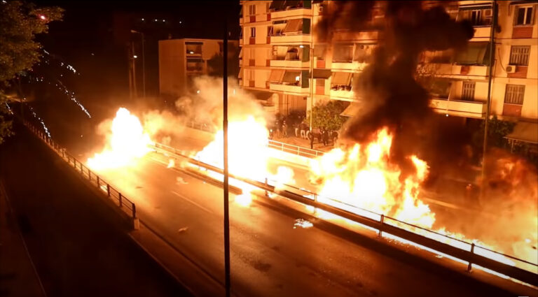 Συνελήφθη ένας 27χρονος για ρίψη μολότοφ μετά την Ανάσταση στη Χαμοστέρνας