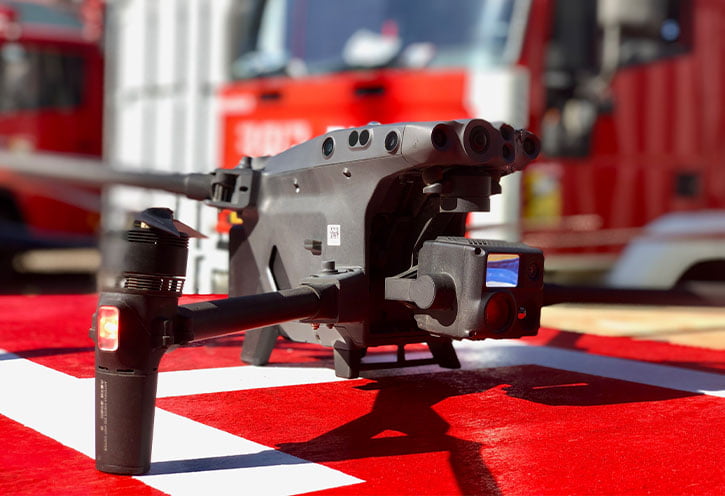 Αντιπυρική ασπίδα με 25 drones πάνω από την Αττική (VIDEO)