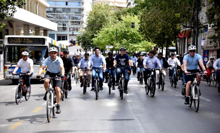 «Υγεία και Άθληση»: Η ποδηλατάδα του Δήμου Μοσχάτου – Ταύρου