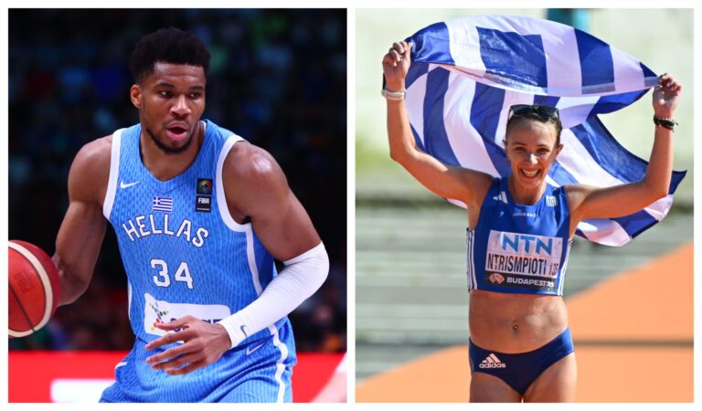 Γιάννης Αντετοκούνμπο και Αντιγόνη Ντρισμπιώτη Σημαιοφόροι στην Ολυμπιάδα «Παρίσι 2024»